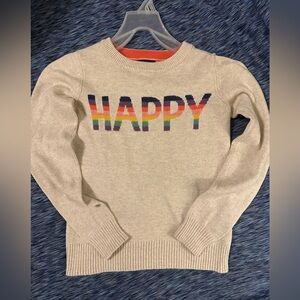 Gap Kids "HAPPY" Sweater